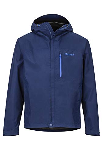 Marmot Minimalist Jacket Chubasqueros, Chaqueta Impermeable, A Prueba De Viento, Impermeable, Transpirable, Hombre, Arctic Navy, M