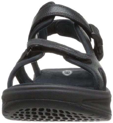 MBT Kisumu 3S W, Sandalias con Punta Abierta Mujer, Negro (Black 03), 37 EU