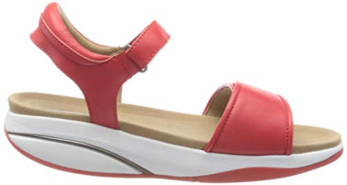 MBT Malia W, Sandalias con Punta Abierta Mujer, Rojo (Red 06i), 37 EU