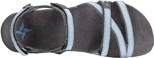 McKINLEY Pico, Sandalias de Senderismo Mujer, Gris (Charcoal/Blue Light 900), 39 EU