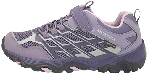 Merrell MOAB FST Low A/C WTRPF, Zapatillas para Caminar Niñas, Morado (Purple/Ash), 29 EU