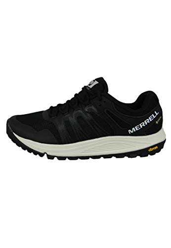 Merrell Nova GTX, Zapatillas de Running para Asfalto para Hombre, Negro (Black/Lime), 41 EU