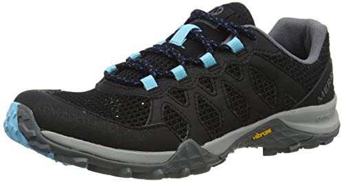 Merrell Siren 3 Aerosport, Zapatillas Impermeables para Mujer, Negro (Black), 36 EU