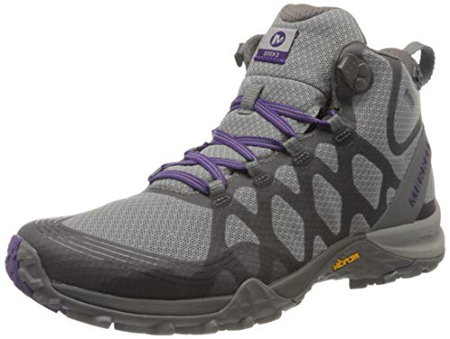 Merrell Siren 3 Mid Gore-Tex, Botas de Senderismo para Mujer, Gris (Charcoal), 37 EU