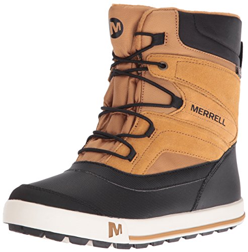 Merrell Snow Bank 2.0 WTRPF, Botas de Nieve Unisex Adulto, Dorado (Wheat/Black), 38 EU