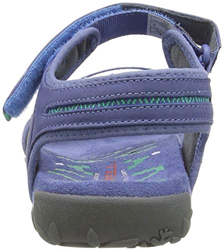 Merrell Terran Cross II, Sandalia con Pulsera para Mujer, Azul, 36 EU