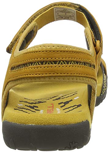 Merrell Terran Cross II, Sandalia con Pulsera para Mujer, Rojo (Chilli Chilli), 41 EU