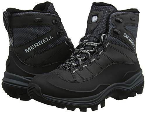 Merrell Thermo Chill Mid Shell WP, Botas de Nieve Hombre, Negro (Black), 42 EU