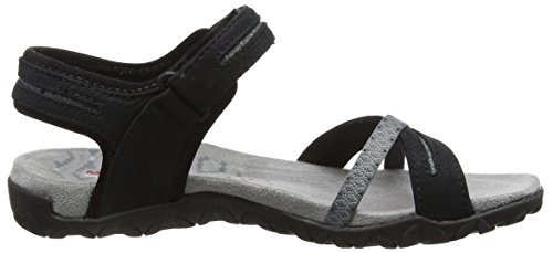 MerrellTerran Cross Ii - Sandalias para mujer, color negro, talla 39 (6 UK)