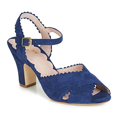 Miss L'FIRE Beatriz Sandalias Mujeres Azul - 38 - Sandalias