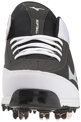 Mizuno Swift 5 Fastpitch Softball - Zapatillas para Mujer, Color Negro (Negro/Blanco), Talla 42,5 EU