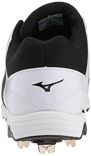 Mizuno Swift 5 Fastpitch Softball - Zapatillas para Mujer, Color Negro (Negro/Blanco), Talla 42,5 EU