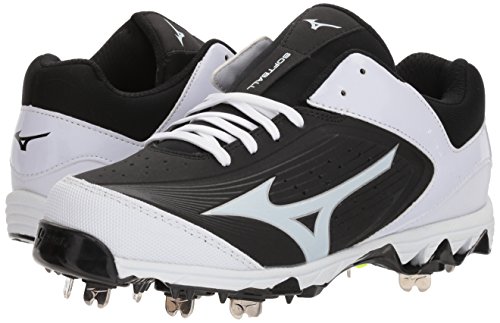 Mizuno Swift 5 Fastpitch Softball - Zapatillas para Mujer, Color Negro (Negro/Blanco), Talla 42,5 EU