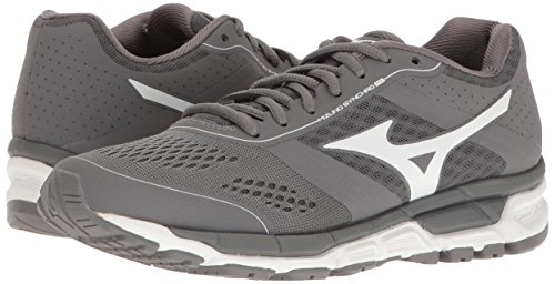 Mizuno Synchro MX Womens, Zapatillas de Softball. Mujer, Gris y Blanco, 36.5 EU