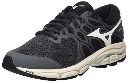 Mizuno Wave EQUATE 4, Zapatillas para Correr de Carretera Mujer, Igate/Blancanieves/Beachgla, 43 EU