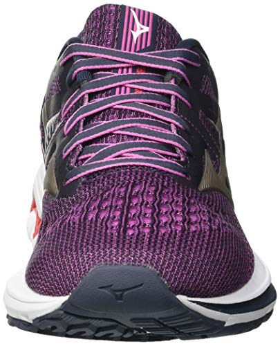 Mizuno Wave Inspire 17, Zapatillas para Correr Mujer, Indiai Pgold Ignitionred, 40 EU