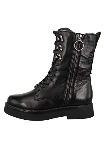 Mjus Triple Zip Botines/Low Boots Mujeres Negro - 41 - Botas De Caña Baja Shoes