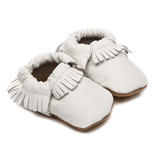 Moccasins Zapatos Bebé Blanco 4-5 Años