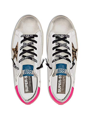 Moda De Lujo | Golden Goose Mujer GWF00101F00011580164 Blanco Cuero Zapatillas | Temporada Permanente