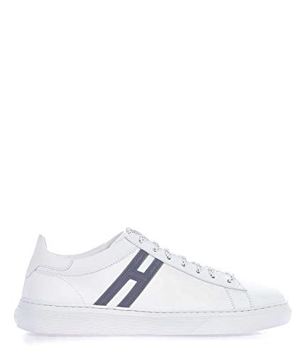 Moda Hogan Hombre HXM3650J960KFMB001 Blanco Cuero Zapatillas | Temporada Permanente