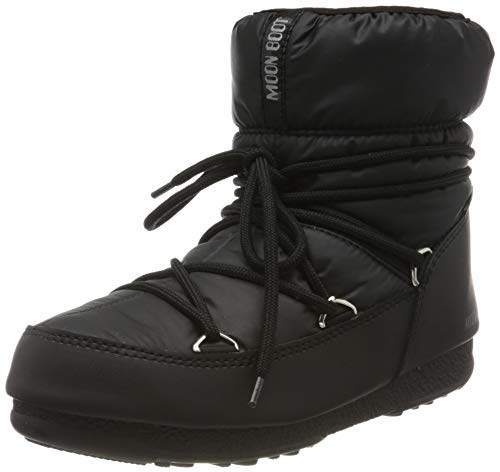 Moon-boot Low Nylon WP, Botas de Nieve Unisex Adulto, Negro (Negro 001), 38 EU