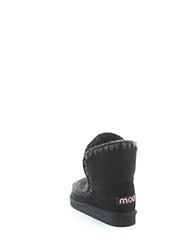 MOU Eskimol 18 botas bajas de gamuza para mujer., color Negro, talla 37 EU