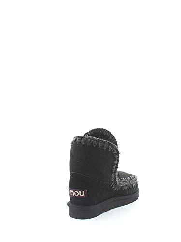 MOU Eskimol 18 botas bajas de gamuza para mujer., color Negro, talla 37 EU