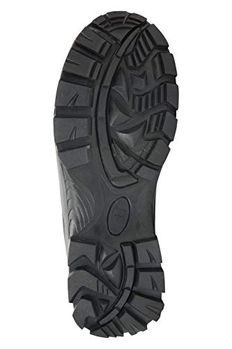 Mountain Warehouse Botas de Nieve Park para Hombre - Calzado de Invierno Repelente al Agua, con Forro Sherpa, Suela de Alta tracción - para Acampar, Caminar con frío Gris Oscuro 42