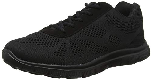 Mujer Get Fit Mesh Go Ejecutarning Atlético Caminar Zapatos Ejecutar - Negro/Negro - 39