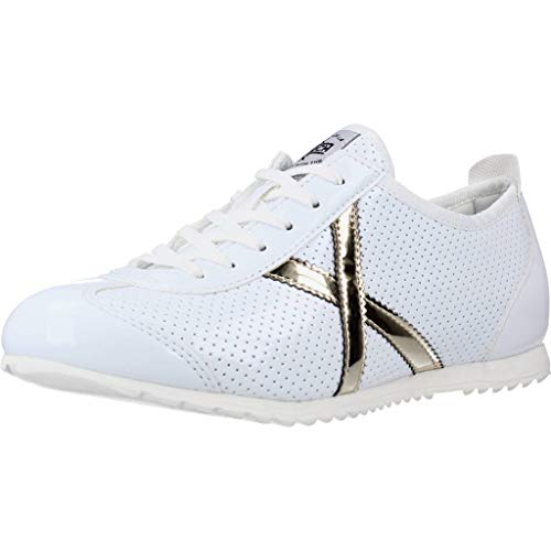 Munich Osaka 462 Blanco/Platino 8400462 Zapatillas para Mujer, 38