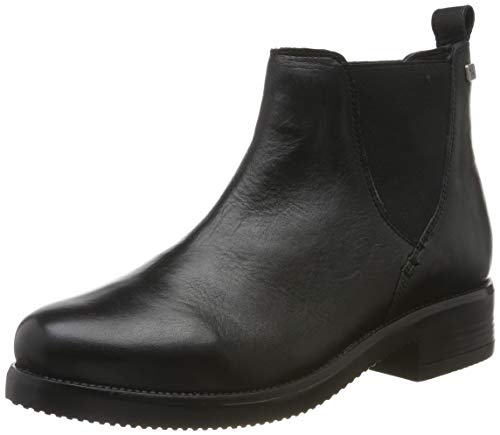 MUSSE & CLOUD Priti, Botas Chelsea Mujer, Negro (Nvbk 001), 38 EU