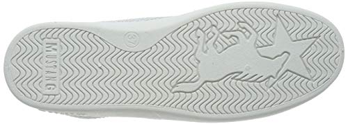 MUSTANG 1321-301-1, Zapatillas Mujer, Blanco y Blanco, 36 EU