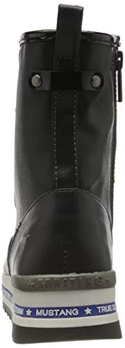 MUSTANG 1364-502, Botas Cortas al Tobillo Mujer, Negro Azul, 42 EU