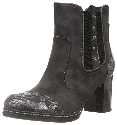 MUSTANG 1372-503, Botas Estilo Chelsea Mujer, Gris Oscuro, 39 EU