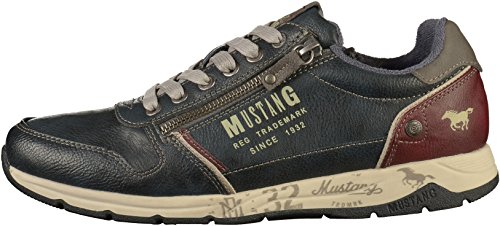 Mustang 4106-306-820, Zapatillas Hombre, Azul (Navy 820), 40 EU