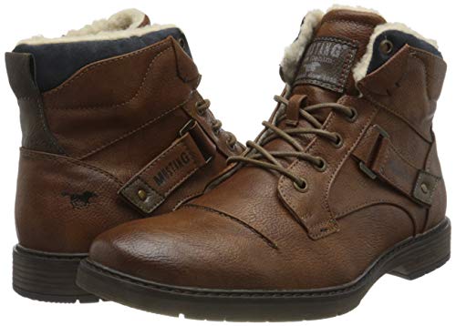 MUSTANG 4118-603, Botas Cortas al Tobillo Hombre, coñac, 45 EU