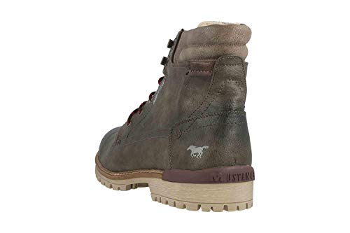 Mustang 4142-602-77 - Botas para hombre, talla grande, color verde, color Verde, talla 49 EU