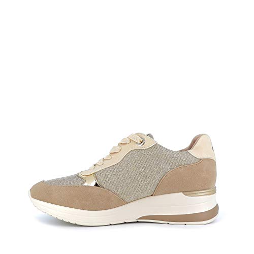 Mustang Lana, Zapatillas Deportivas Mujer, Leopard Beige, 39 EU