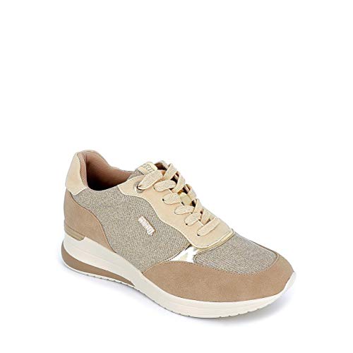 Mustang Lana, Zapatillas Deportivas Mujer, Leopard Beige, 39 EU