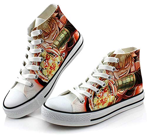 My Hero Academia Izuku Midoriya Katsuki Bakugo Shoto Todoroki Cosplay Zapatos Zapatillas de lona 3 opciones, (Foto 1 para las mujeres), 37 EU