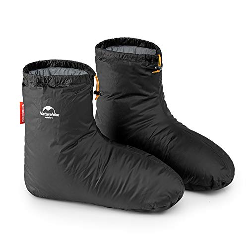 Naturehike Botas Impermeables de la Zapatilla Calcetines Ganso Abajo multifuncionales y Guantes de Invierno al Aire Libre Guantes Térmicos Hombres Mujeres para Esquiar Snowboard Ciclismo(Bota,S)