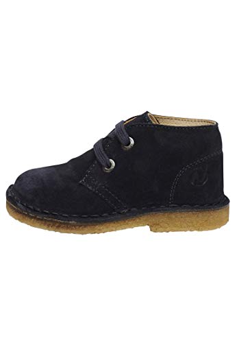 Naturino Milky-Botines de Terciopelo Azul Marino 30