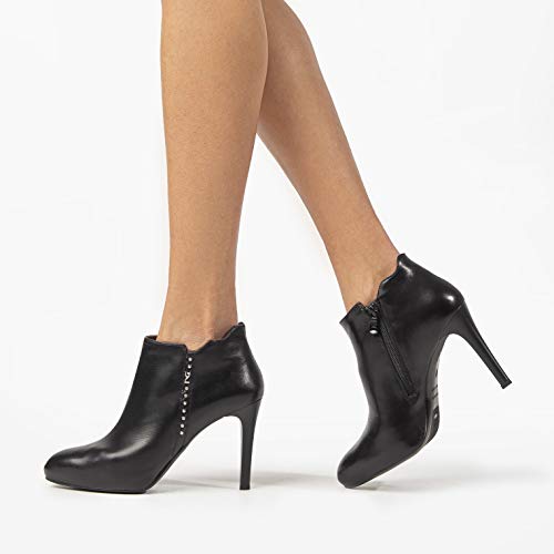 Nero Giardini Nappa Pandora, Botines Mujer, Negro (Black 100), 40 EU