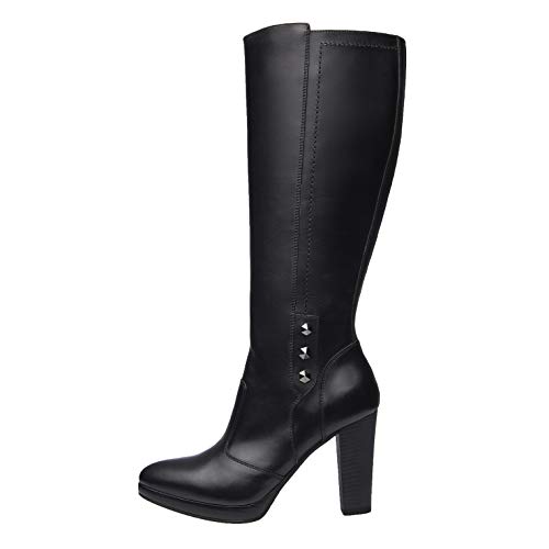 NeroGiardini A909560D Botas Mujer De Piel - Negro 40 EU