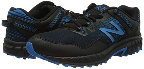 New Balance 410V6, Zapatillas de Trail Running Hombre, Negro (Black/Blue), 45.5 EU