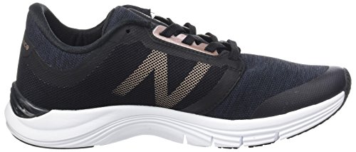 New Balance 715v3, Zapatillas Deportivas para Interior para Mujer, Negro (Black/Gold), 44 EU