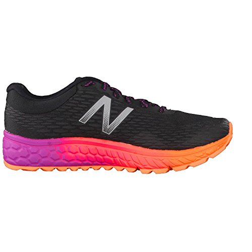 New Balance Freshfoam Hierro V2 Trail, Zapatillas de Running para Asfalto Mujer, Negro (Schwarz/Orange Schwarz/Orange), 40.5 EU