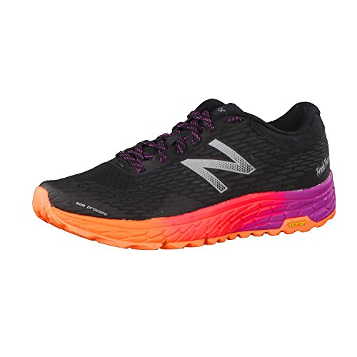 New Balance Freshfoam Hierro V2 Trail, Zapatillas de Running para Asfalto Mujer, Negro (Schwarz/Orange Schwarz/Orange), 40.5 EU