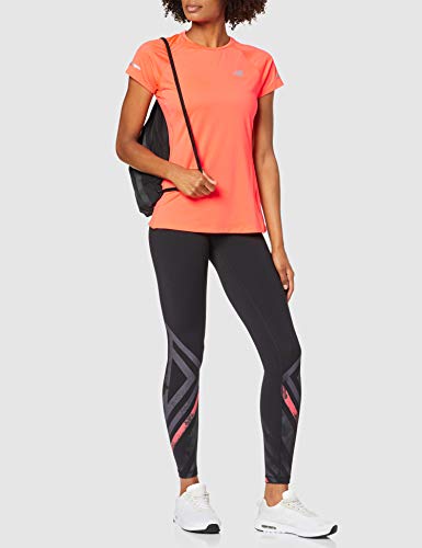 New Balance MC NB Ice 2E Camiseta Polo, Mujer, Dragonfly, S