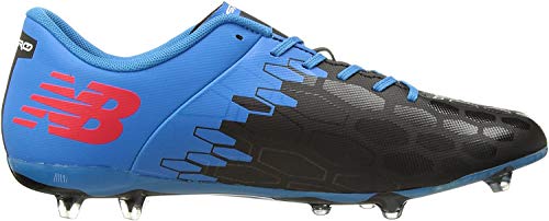 New Balance Visaro 2.0 Control FG, Zapatillas de Fútbol Hombre, Negro (Schwarz/Blau/Rot Schwarz/Blau/Rot), 43 EU